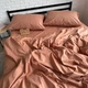 Комплект постельного белья Ell Home (турецкий ранфорс) Кирпичный евро 4 нав 50/70 на резинке 160/200/35 - изображение 3