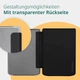Оригінальна обкладинка чохол PocketBook Shell Cover Transparent для PocketBook 619 Verse Lite Black - зображення 7
