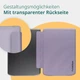 Оригінальна обкладинка чохол PocketBook Shell Cover Transparent для PocketBook 619 Verse Lite Light Purple - зображення 7