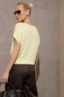 Топ з шовковистої віскозної пряжі Розмір L-XXL (48-52) Жовтий - изображение 5