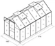 Садовая теплица из поликарбоната 7,22 м² (3,8 х 1,9 х 1,95 м), Прозрачная, No brand - изображение 8