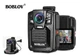 Нагрудная боди-камера Boblov HD66/D7 с дисплеем 2.0 дюйма ночная запись датчик движения 2 акумулятора 1950 мАч - изображение 1