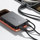 УМБ Acefast magnetic fast charging power bank with cable M31 10000mAh |1USB/2Type-C, 22.5W/3A, PD/QC| Black - изображение 6
