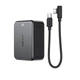 УМБ Acefast fast charging power bank with cable M28 10000mAh |1USB/2Type-C, 22.5W/3A, PD/QC| Black - зображення 1