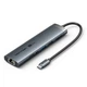 Док-станція USB3.2 Type-C --> HDMI/USB3.0/USB2.0/RJ45/SD/TF/PD 100W Hub 8-in-1 Vention - зображення 1