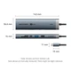 Док-станція USB3.2 Type-C --> HDMI/USB3.0/USB2.0/RJ45/SD/TF/PD 100W Hub 8-in-1 Vention - зображення 6