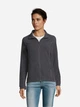 Толстовка на молнии утепленная на флисе без капюшона женская Sol's Nova Women 00587370 XL Темно-серая (3660731140474) - изображение 4