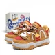 Чоловічі кеди Q-AND Rope Puff Hamburger Orange/French Fries Yellow 42 Помаранчевий QAD411032-6 - изображение 2