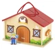 Ігровий набір Viga Дерев'яна ферма у валізі (6934510516185) - зображення 1