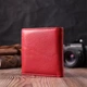 Яркий небольшой женский кошелек с монетницей из натуральной кожи ST Leather 22543 Красный - изображение 7