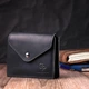 Унисекс кошелек из натуральной кожи GRANDE PELLE 16802 Черный - изображение 6
