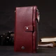 Яркий женский кошелек-клатч из натуральной кожи ST Leather 19433 Бордовый - изображение 7