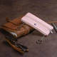 Ключница-кошелек с кармашком женская ST Leather 19353 Розовая - изображение 5