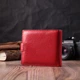 Женский трендовый бумажник из натуральной кожи ST Leather 22555 Красный - изображение 8