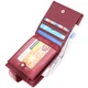 Женский практичный бумажник из натуральной кожи ST Leather 22554 Бордовый - изображение 5