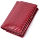 Женский фактурный кошелек из натуральной кожи ST Leather 22731 Красный - изображение 2