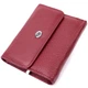 Кожаный женский кошелек с монетницей ST Leather 19480 Бордовый - изображение 1