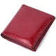 Компактный кошелек для женщин из натуральной лакированной кожи ST Leather 22687 Красный - изображение 2