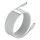 Кабель Baseus Simple Wisdom Series Fast Charging Data Cable Type-C to Lightning PD 20W 1.5м Набір 2 шт (TZCATLZJ-02) White - зображення 7