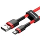 Кабель Baseus Cafule Cable USB to Micro USB 2.4A 1м (CAMKLF-B09) Red - зображення 2