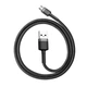 Кабель Baseus Cafule Cable USB to Micro USB 2.4A 0.5м (CAMKLF-AG1) Black - изображение 8