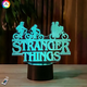 3D ночник подарочная ночная LED лампа светодиодный светильник Stranger things с пультом ДУ 16 цветов адаптером на usb батарейках из акрила для дома спальни детской оригинальный подарок ребенку 3DTOYSLAMP - изображение 1