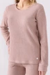 Женский пижамный комплект Pierre Cardin с длинными рукавами и круглым вырезом светло-коричневый (PC-750681369) - изображение 4