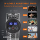 FUNXI FX-N7017 массажер с ЖК-сенсорным экраном, 30 скоростей, 6 насадок черный - изображение 3