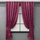 Комплект коротких штор VR-Textil Софт Ліана № 459ш Малиновий 130х170 см 2 шт (35-0429) - зображення 1