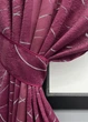 Комплект коротких штор VR-Textil Софт Ліана № 459ш Малиновий 130х170 см 2 шт (35-0429) - зображення 4