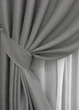 Комплект готових штор VR-Textil Льон-блекаут № 1797ш Сірий 130х270см 2 шт (39-970) - зображення 5
