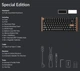 Магнитная беспроводная клавиатура Keychron K2 HE Special Edition \ Gateron Double-Rail Magnetic Nebula \ White ANSI US - изображение 8