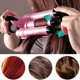Тройная плойка волна для укладки волос Hair Curler M-11 керамическая 25 мм с регулятором температуры 70-130 Вт - изображение 3