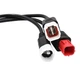Переходник для мотоцикла универсальный YAMAHA (ямаха) 3/4/6 honda контактный на OBD2 16 контактов YZF /MT07 /Tracer /XSR /FZ09 /FZ10 /FJR1300 Черный - изображение 14