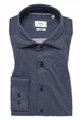 Мужская темно-синяя рубашка SLIM FIT размер 44 - изображение 4