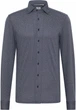 Мужская темно-синяя рубашка SLIM FIT размер 44 - изображение 5