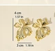 Женские сережки "Квитка" jewelry Золотистые - изображение 3