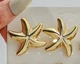 Женские сережки "Морские звездочки" jewelry Золотистые - изображение 3