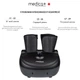 Масажер для ніг Medica+ FootMass 8.0, роликовий та повітряно-компресійний, з підігрівом - зображення 5