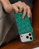 Чохол Pitaka Ultra-Slim Monogram PitaTap для iPhone 17 Pro (Green/Gold) - зображення 2