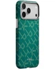 Чохол Pitaka Ultra-Slim Monogram PitaTap для iPhone 17 Pro (Green/Gold) - зображення 3