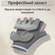 Комплект 2 в 1: Рукавички для фітнесу та напульсники для силових тренувань тренажерного залу турніка важкої атлетики воркауту без пальців нековзні з липучкою Фіолетові 66_3_M_3С - зображення 6