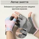 Комплект 2 в 1: Рукавички для фітнесу та напульсники для силових тренувань тренажерного залу турніка важкої атлетики воркауту без пальців нековзні з липучкою Пурпурні 66_3_M_4С - зображення 3