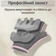 Комплект 2 в 1: Рукавички для фітнесу та напульсники для силових тренувань тренажерного залу турніка важкої атлетики воркауту без пальців нековзні з липучкою Пурпурні 66_3_M_4С - зображення 6