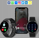 Смарт часы женские Uwatch Smart G35 с черным ремешком для спорта и фитнеса - изображение 5