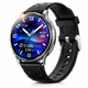Смарт часы женские Uwatch Smart G35 с черным ремешком для спорта и фитнеса - изображение 1