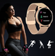 Смарт часы женские Uwatch Smart G35 с черным ремешком для спорта и фитнеса - изображение 8