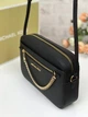 Сумка жіноча Michael Kors Jet Set Large Saffiano Leather Crossbody Bag чорна (35S1GTTC7L) - зображення 5