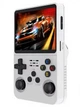 Портативная игровая 3D консоль с HD экраном 4" 720×720p R36S Game Player 15000 игр WiFi 128Гб 1GB DDR3 2500мАч Linux для детей и взрослых ретро Dendy олдскульные игры PS1 PlayStation 1 White - изображение 1