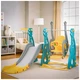 Ігровий майданчик Mealux Ariel (KD-B252 Yellow/Blue/Grey) - зображення 4